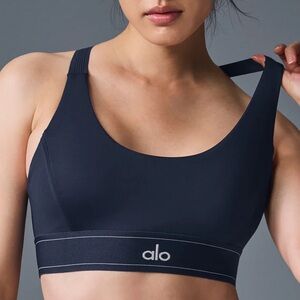 Alo Yoga Airlift Suit Up Bra Navy/Navy S